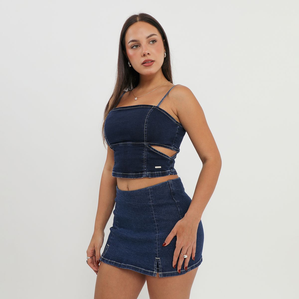 MOSSIMO - Top Denim Mujer Mossimo x Luana Barron