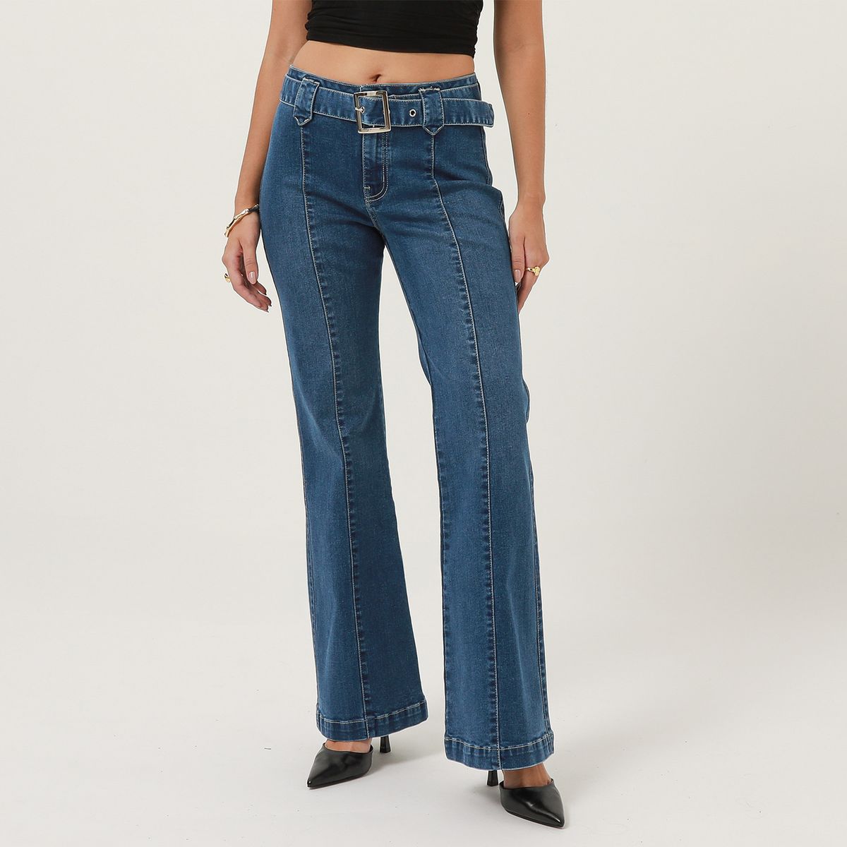 MOSSIMO - Jean Flare Mujer Mossimo x Luana Barron