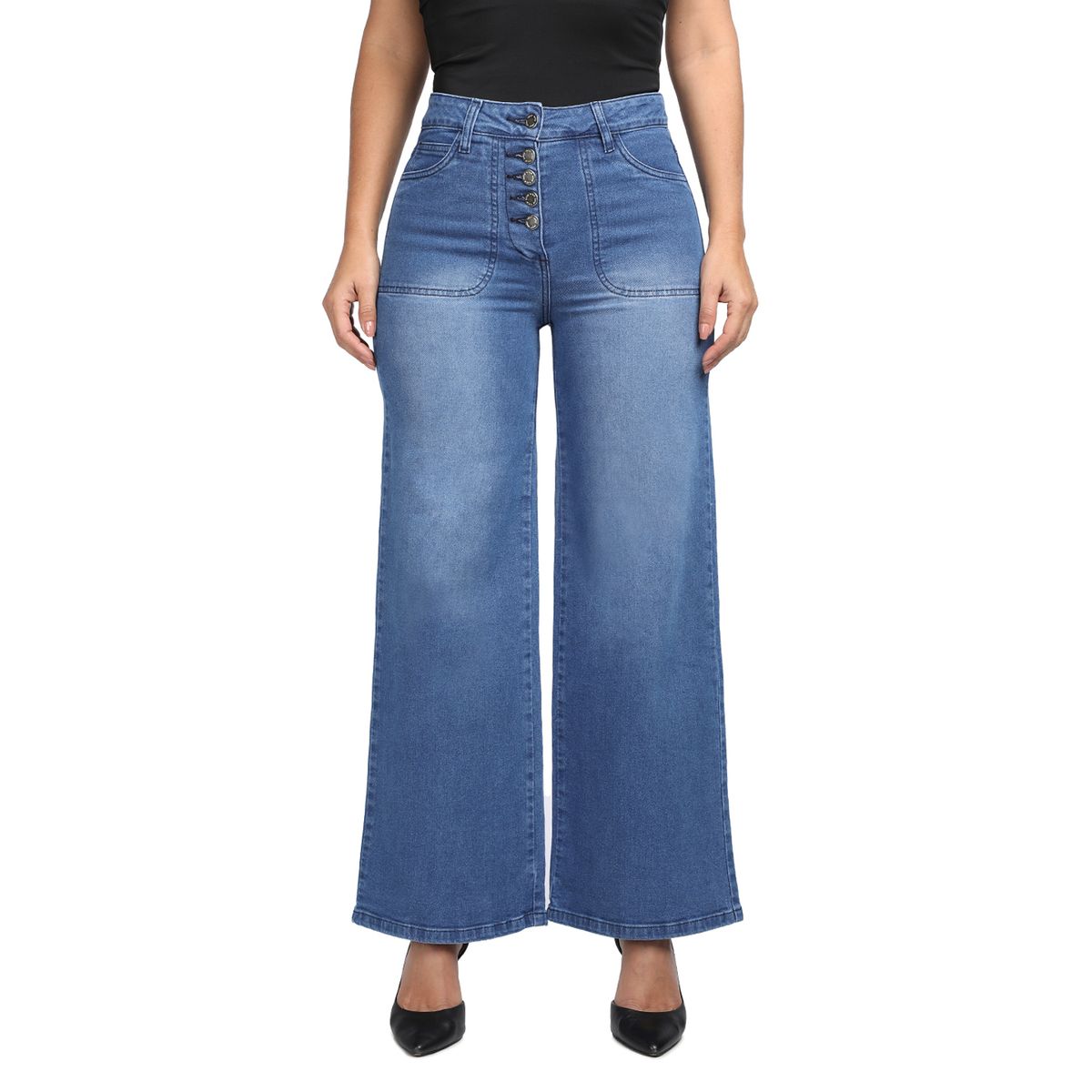 VRP BY VIVIANA RIVAS PLATA - Jean Palazzo Tiro Alto Mujer Vrp By Vivina Rivas Plata