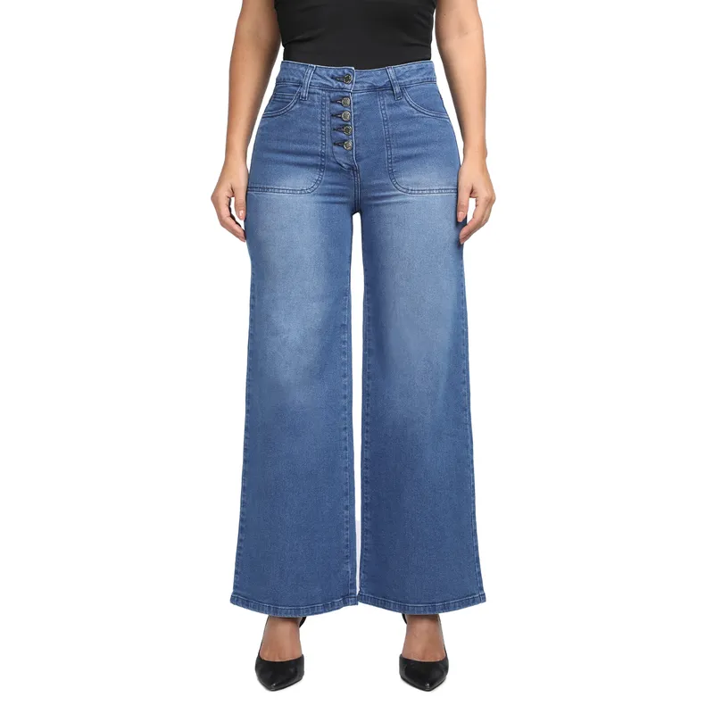 VRP BY VIVIANA RIVAS PLATA - Jean Palazzo Tiro Alto Mujer Vrp By Vivina Rivas Plata