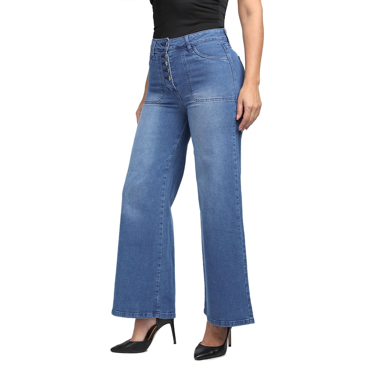 VRP BY VIVIANA RIVAS PLATA - Jean Palazzo Tiro Alto Mujer Vrp By Vivina Rivas Plata