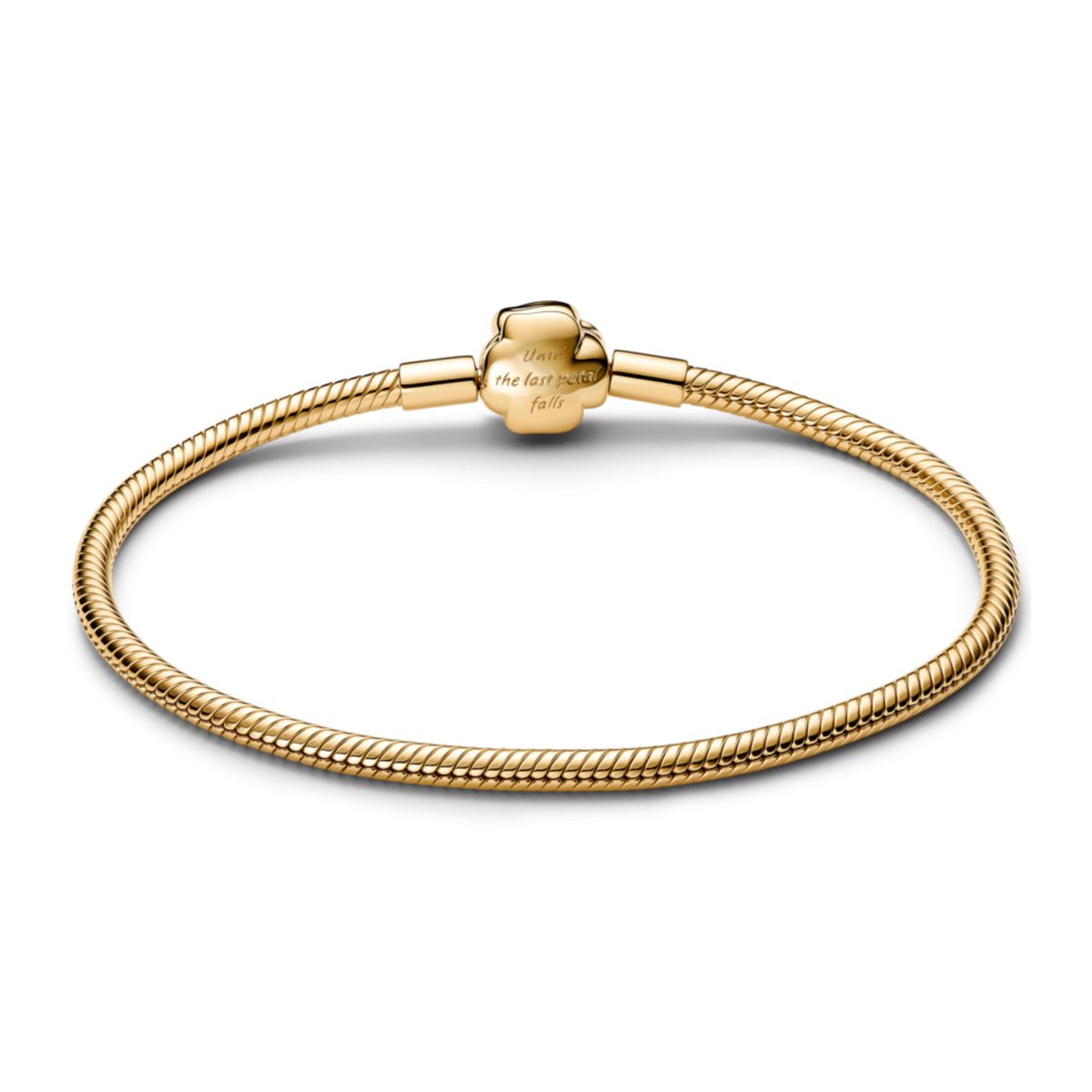 PANDORA - Brazalete De Cadena De Serpiente Rosa Encantada De La Bella Y La Bestia De Disney