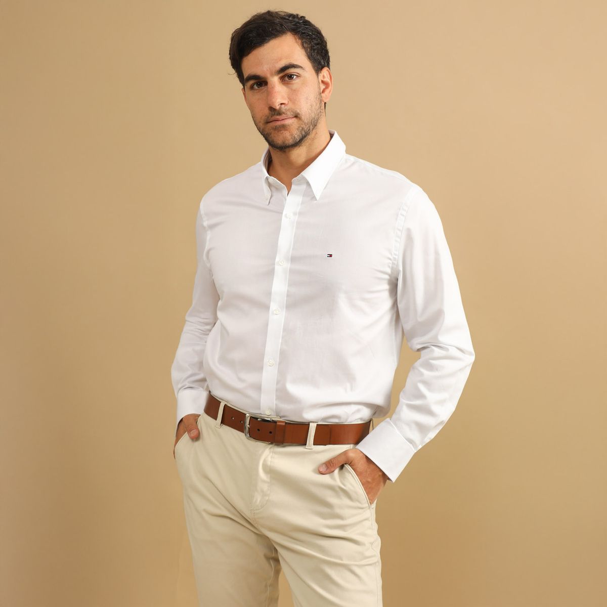 TOMMY HILFIGER - Camisa Algodón Casual Hombre Tommy Hilfiger