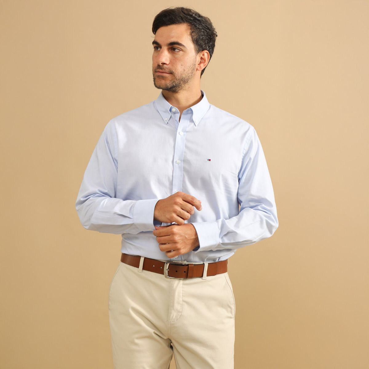 TOMMY HILFIGER - Camisa Algodón Casual Hombre Tommy Hilfiger