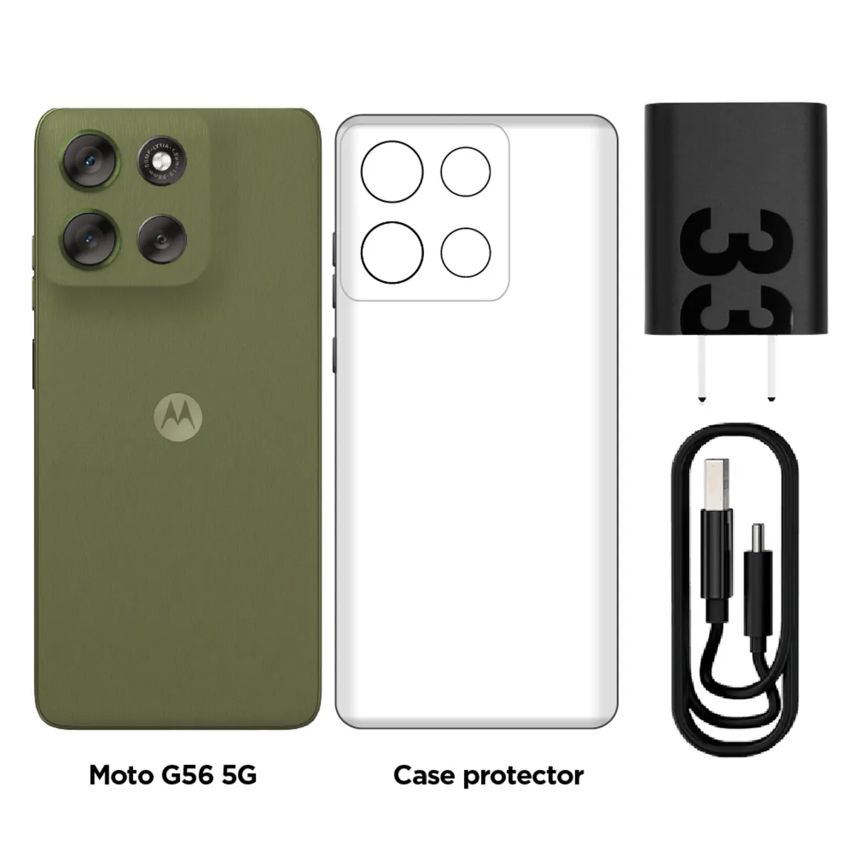 MOTOROLA - Celular Moto G56 Verde 8gb + 256gb