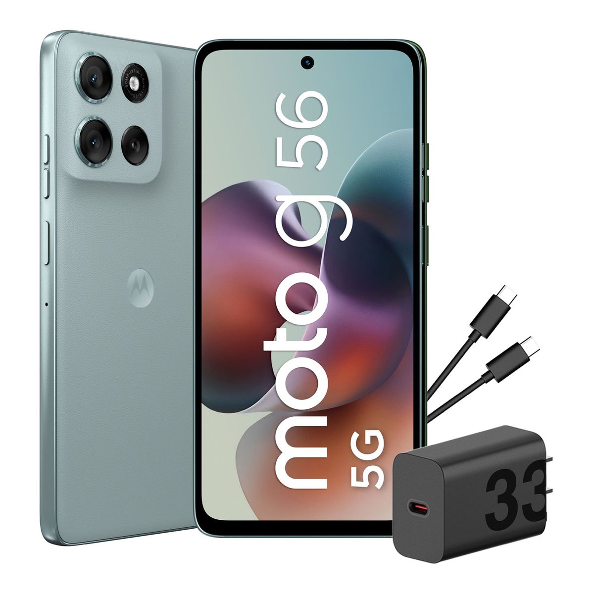 MOTOROLA - Celular Moto G56 Gris 8gb + 256gb