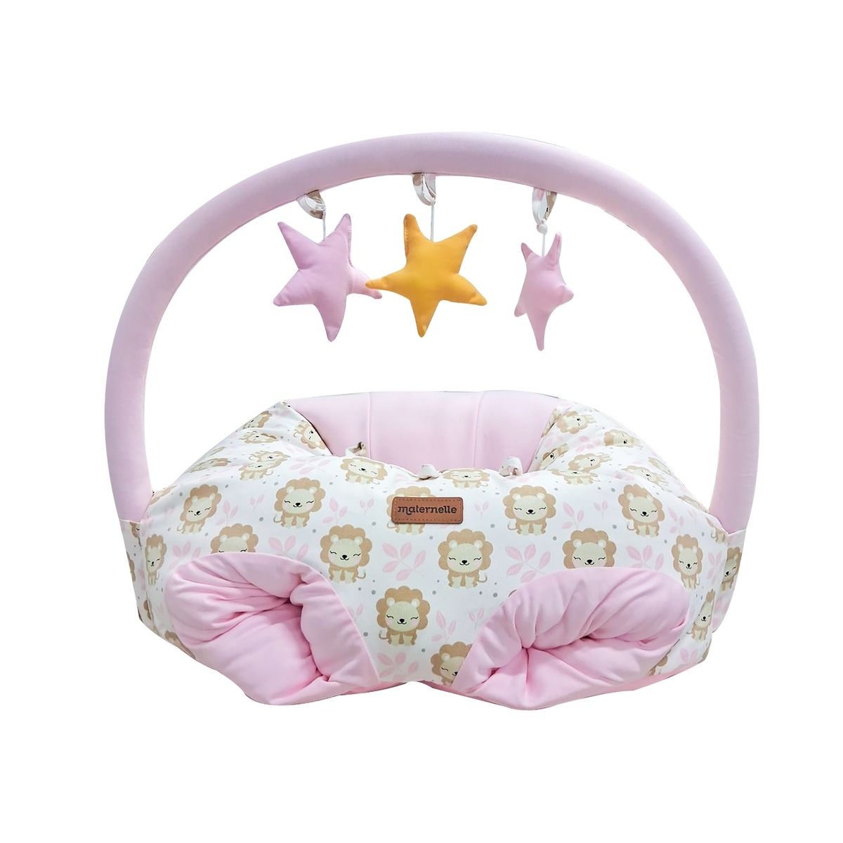 MATERNELLE - Puff de Descanso Bebe 2 En 1 Leon