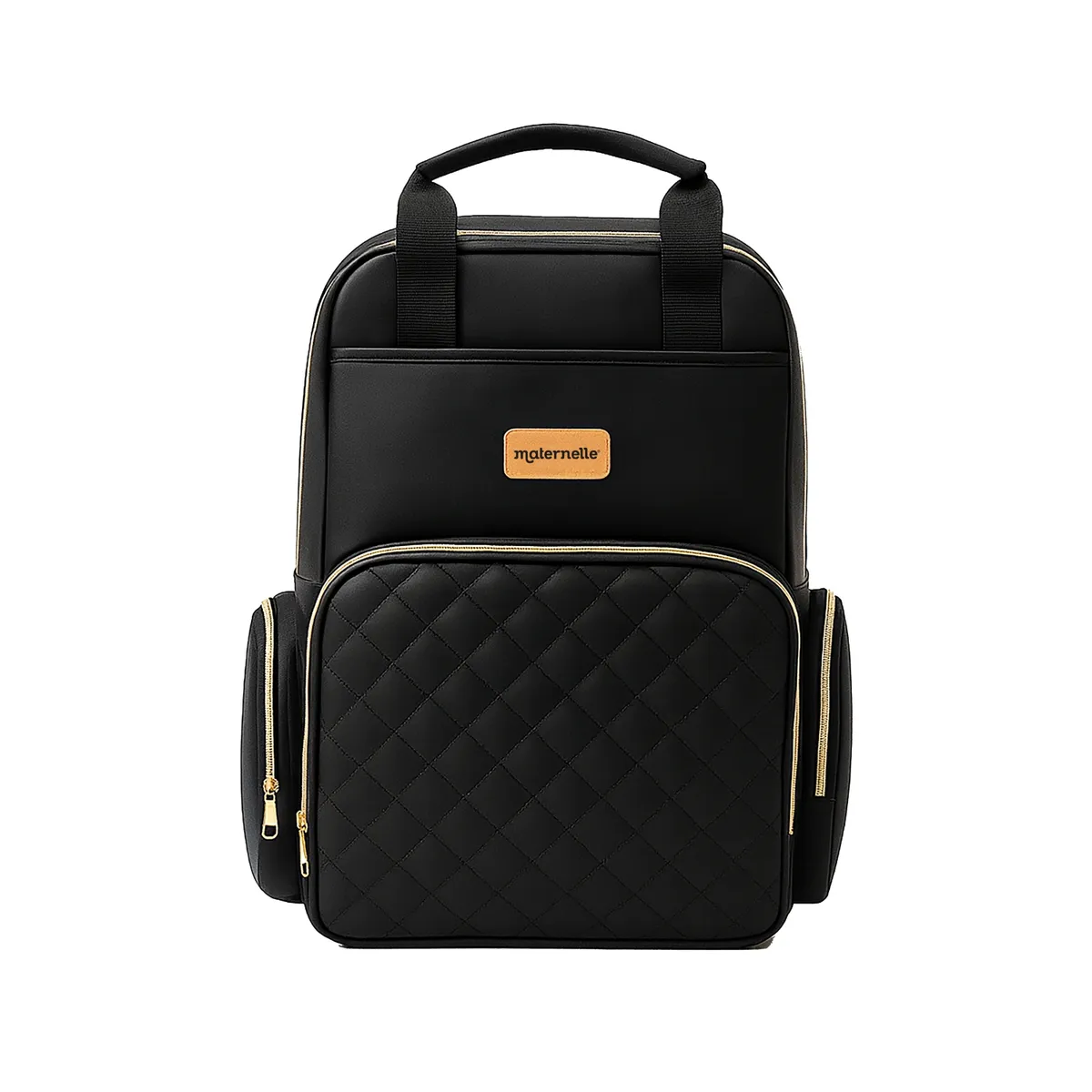 MATERNELLE - Mochila Pañalera 2 En 1 Negro