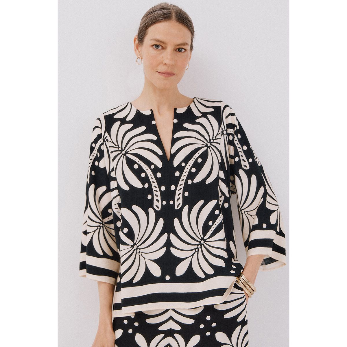 CORTEFIEL - Blusa Manga Larga Mujer Cortefiel