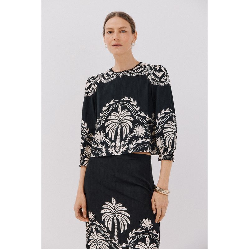 CORTEFIEL - Blusa Manga Larga Mujer Cortefiel