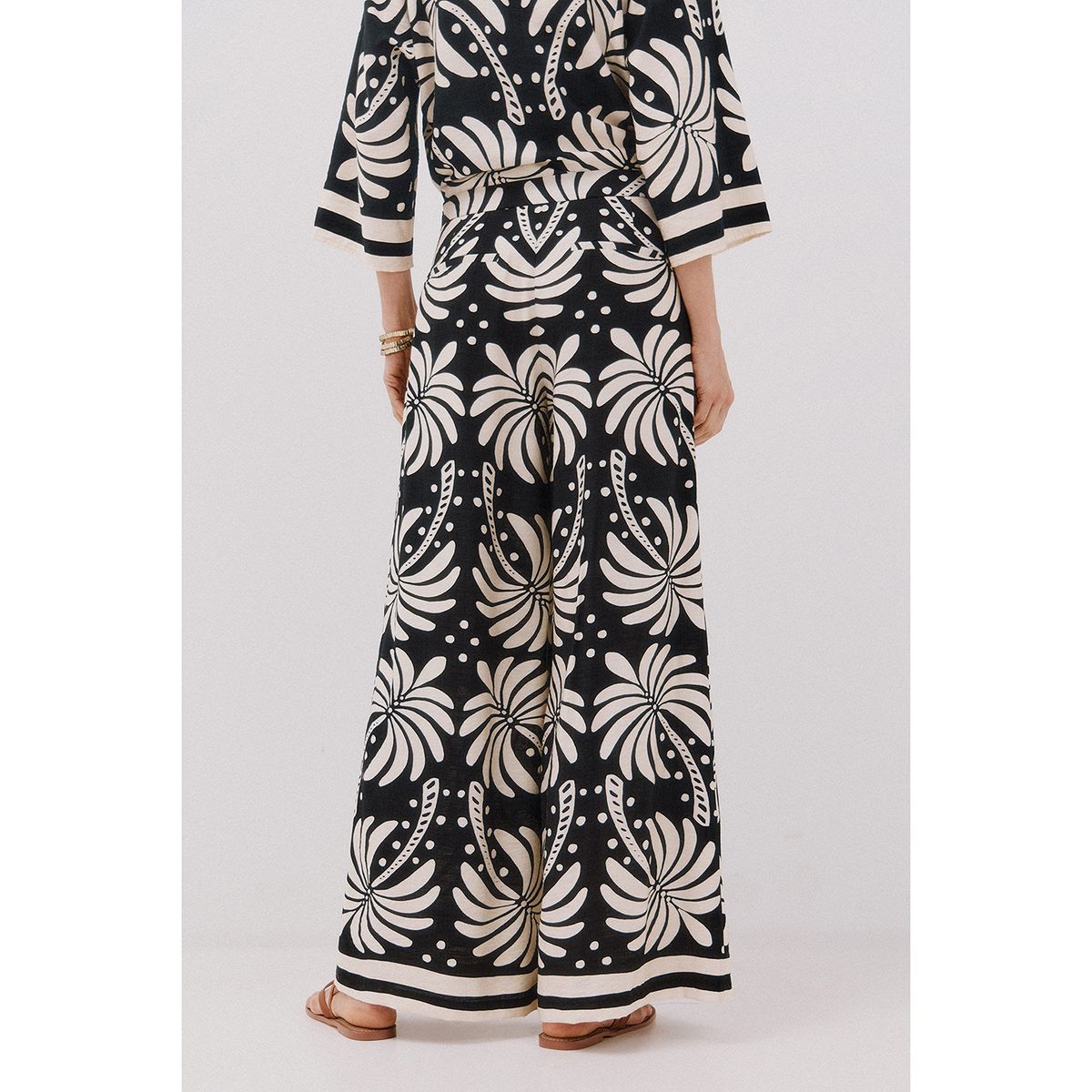 CORTEFIEL - Pantalón Fluido Mujer Cortefiel