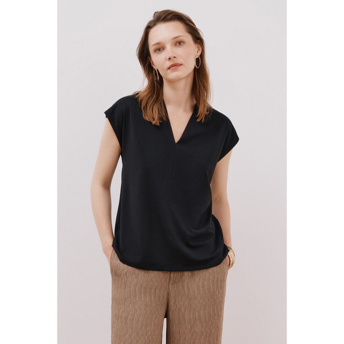 CORTEFIEL - Polo Sin Mangas Mujer Cortefiel