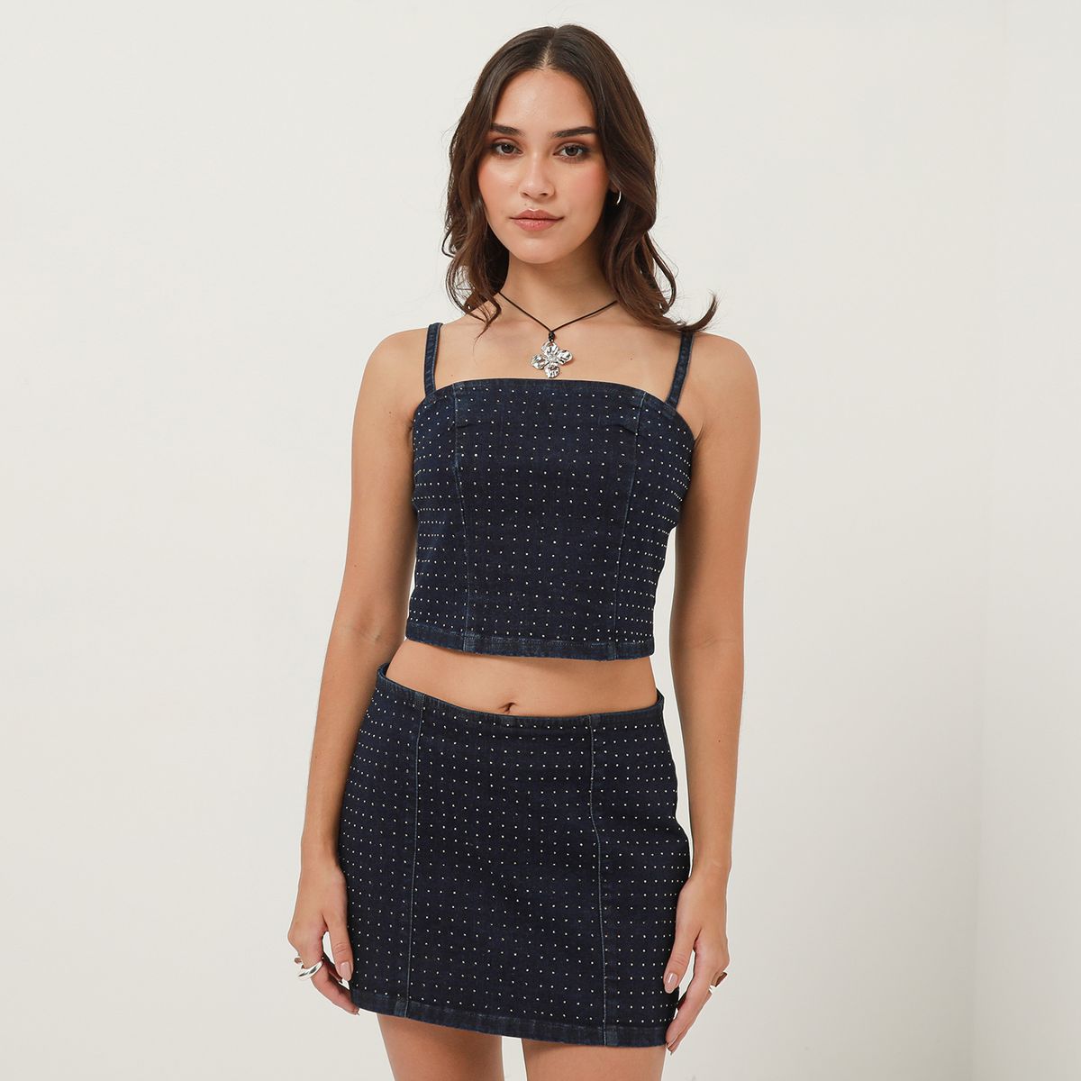 MOSSIMO - Top Denim Mujer Mossimo x Luana Barron