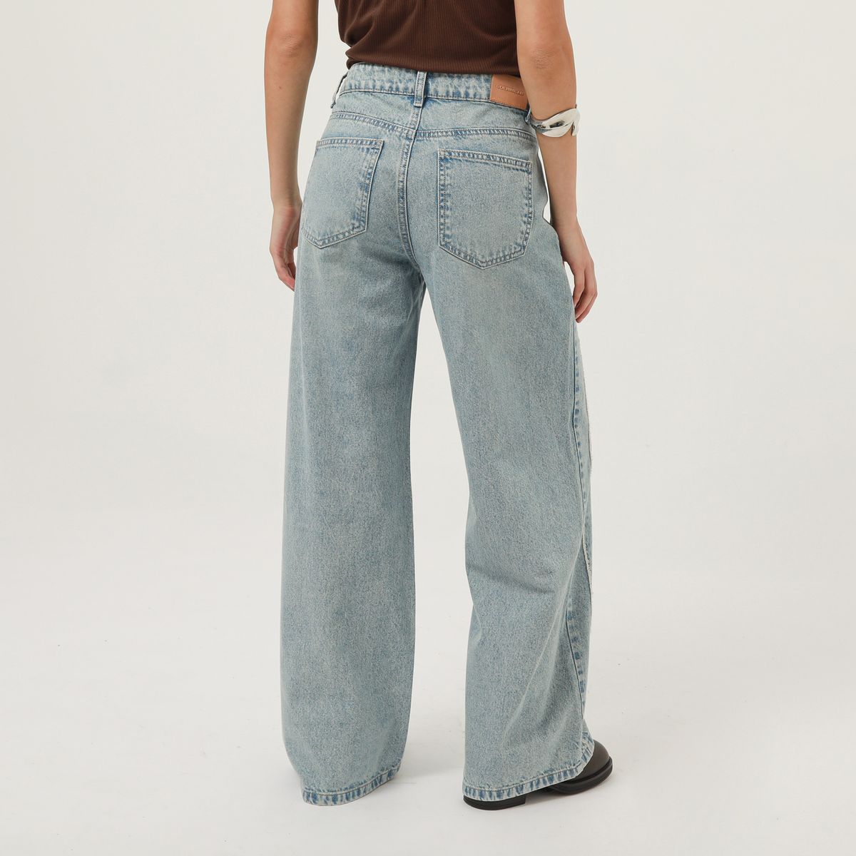 DENIMLAB - Jean Wide Leg Tiro Medio Mujer Denimlab