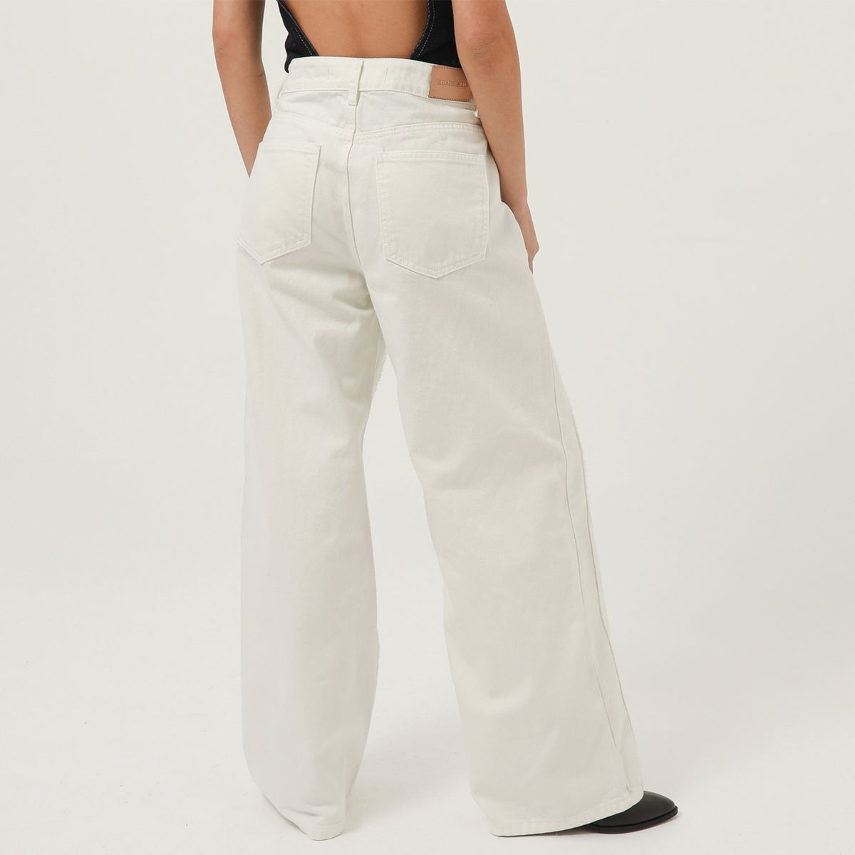 DENIMLAB - Jean Wide Leg Tiro Medio Mujer Denimlab