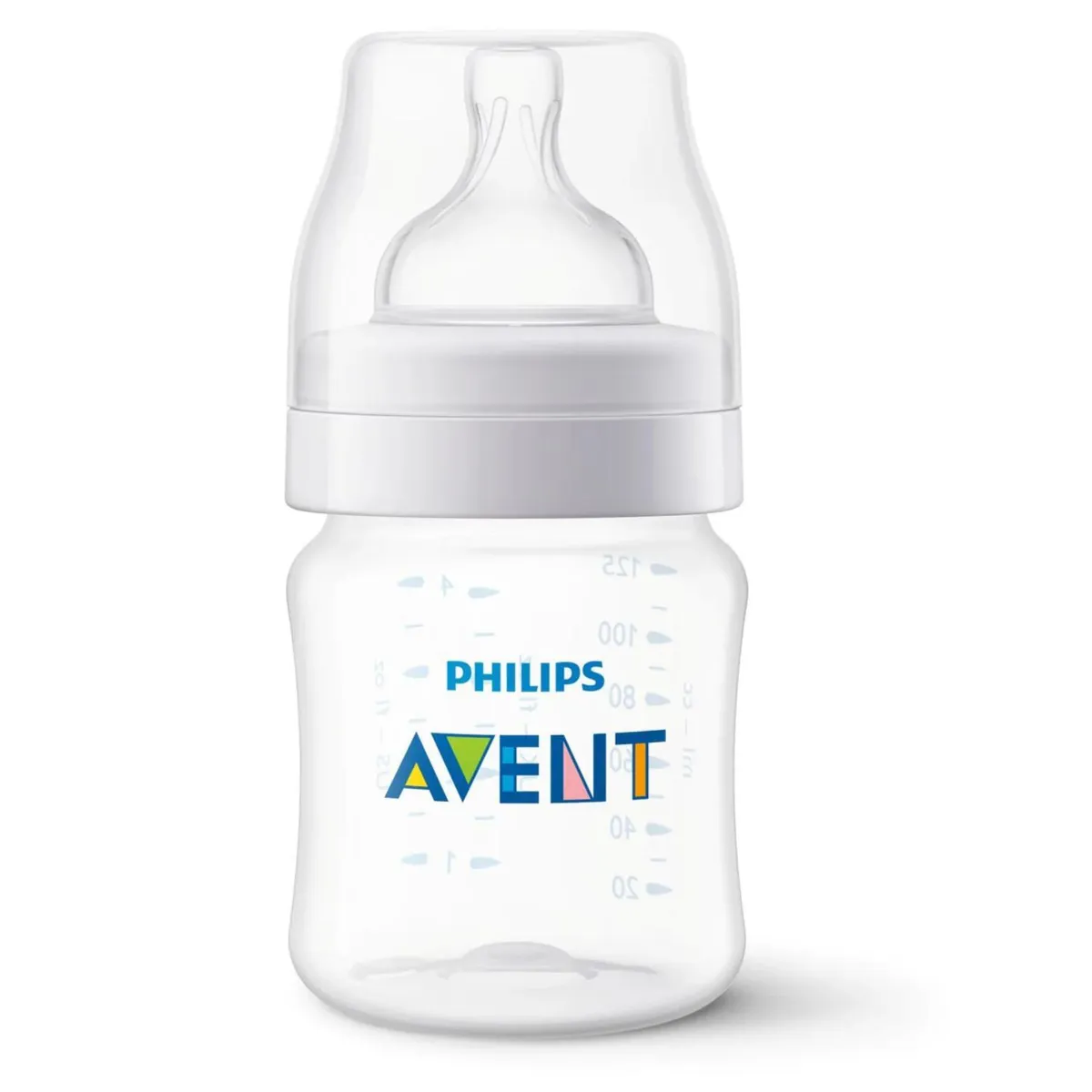 PHILIPS AVENT - Biberón Anticolic 4oz Transparente Avent