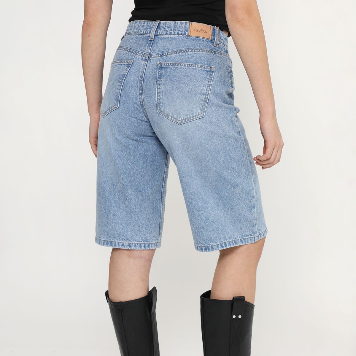 SYBILLA - Bermuda Denim Mujer Sybilla