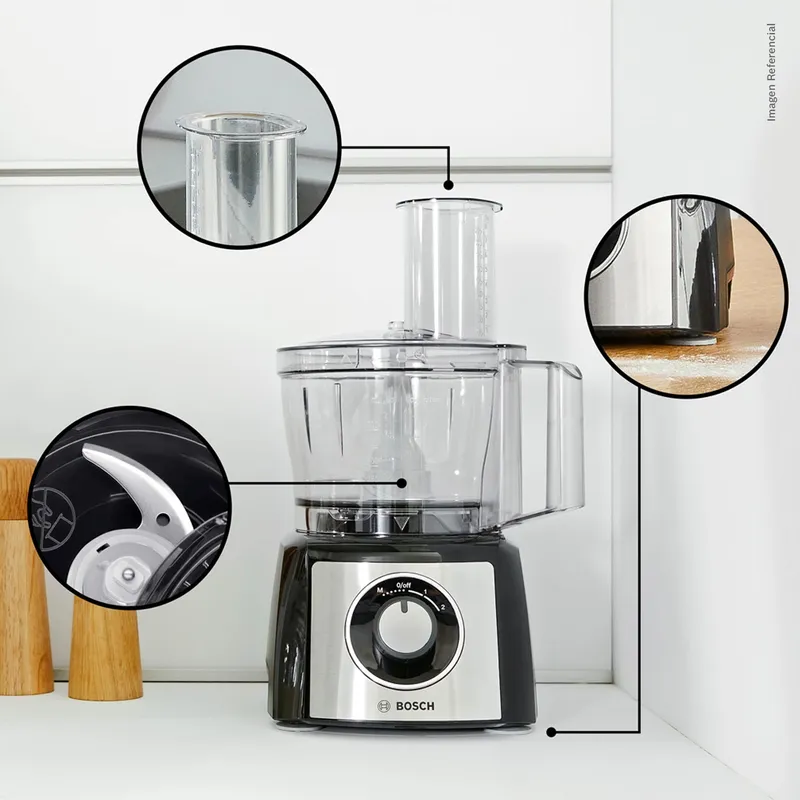 BOSCH - Procesador Bosch Mcm3pm386 Inox