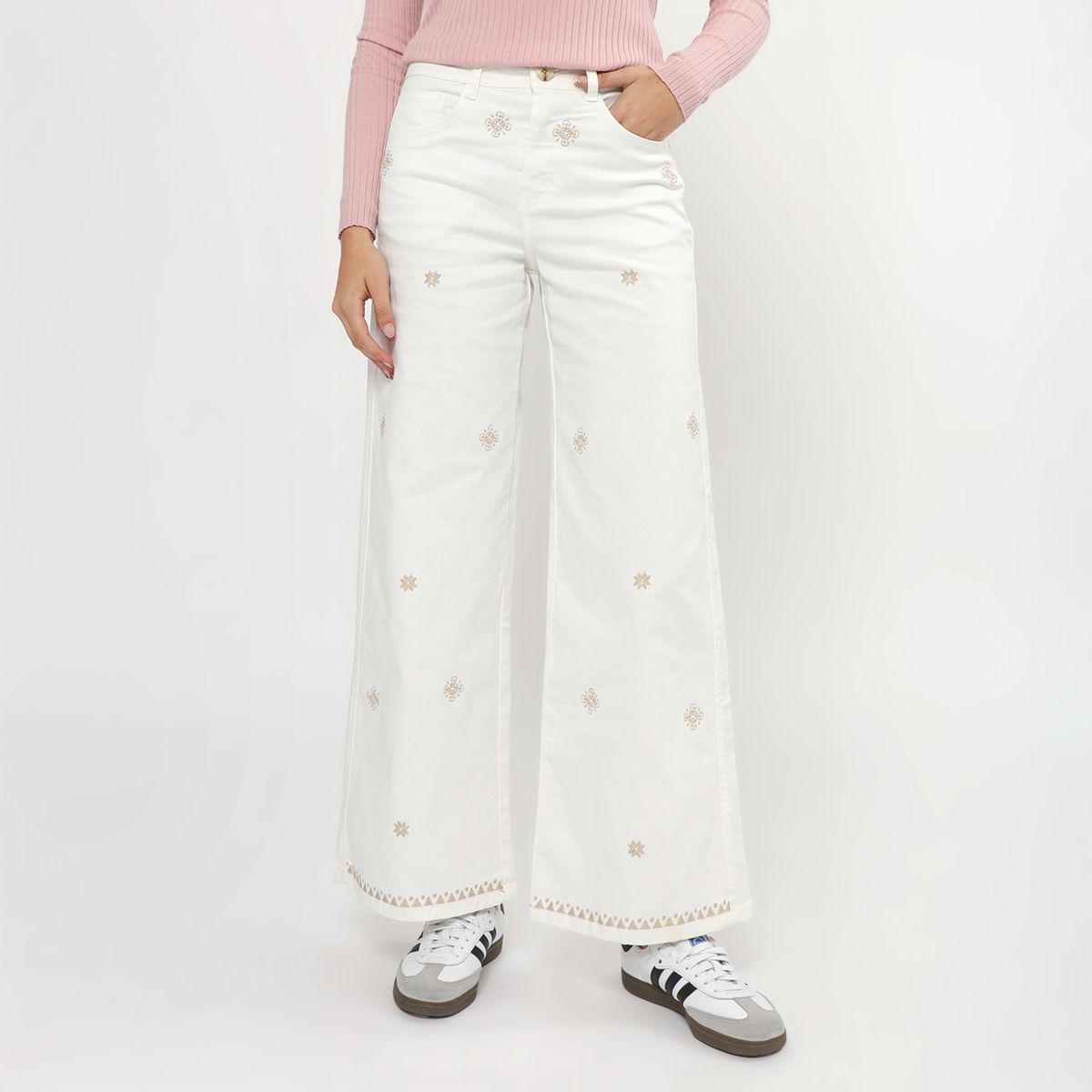 DOO AUSTRALIA - Jean Wide Leg Tiro Medio Mujer Doo Australia