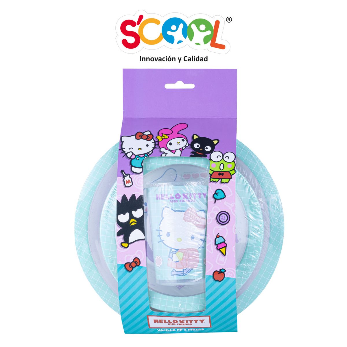 SCOOL - Set Vajilla Pp 3pz Hello Kitty