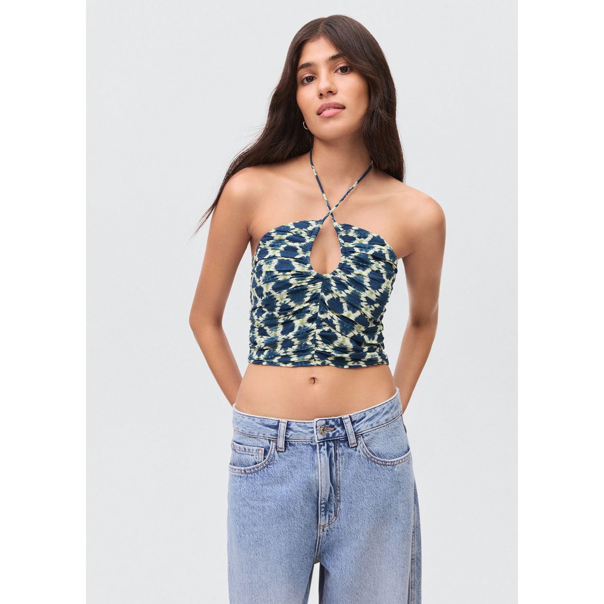 MANGO TEEN - Top Sin Mangas Mujer Mango Teen