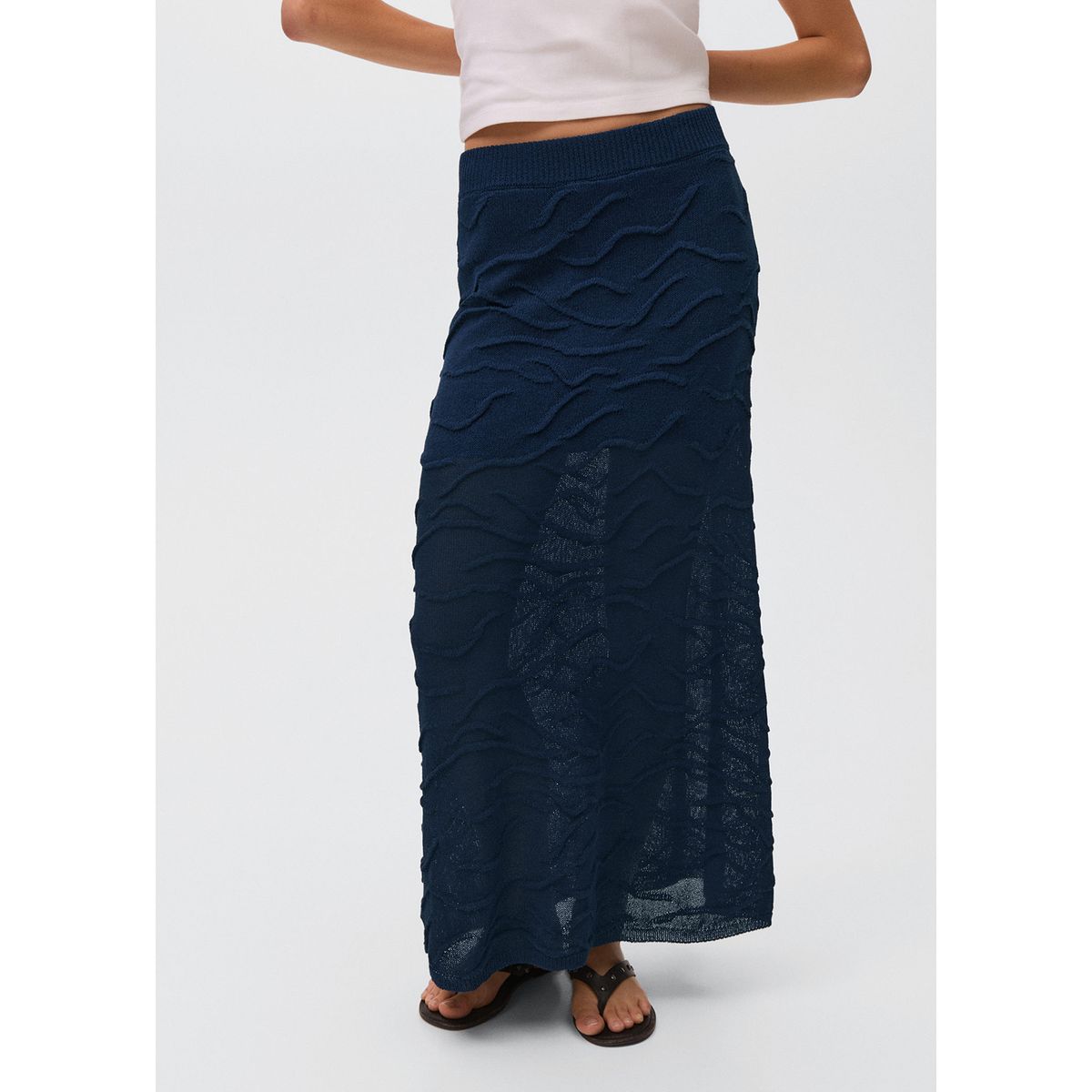 MANGO TEEN - Falda Larga Mujer Mango Teen