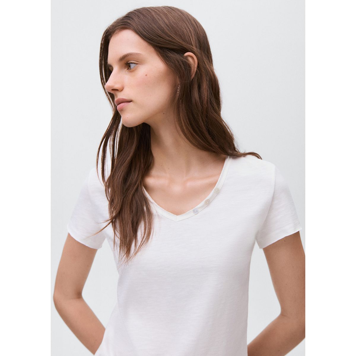 MANGO TEEN - Polo Manga Corta Mujer Mango Teen