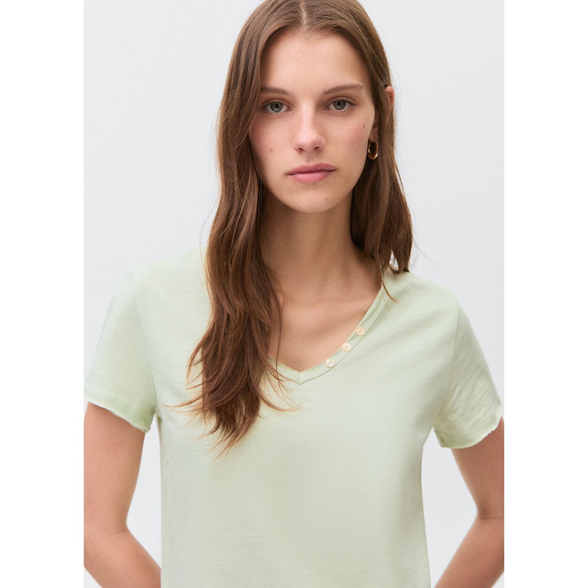 MANGO TEEN - Polo Manga Corta Mujer Mango Teen