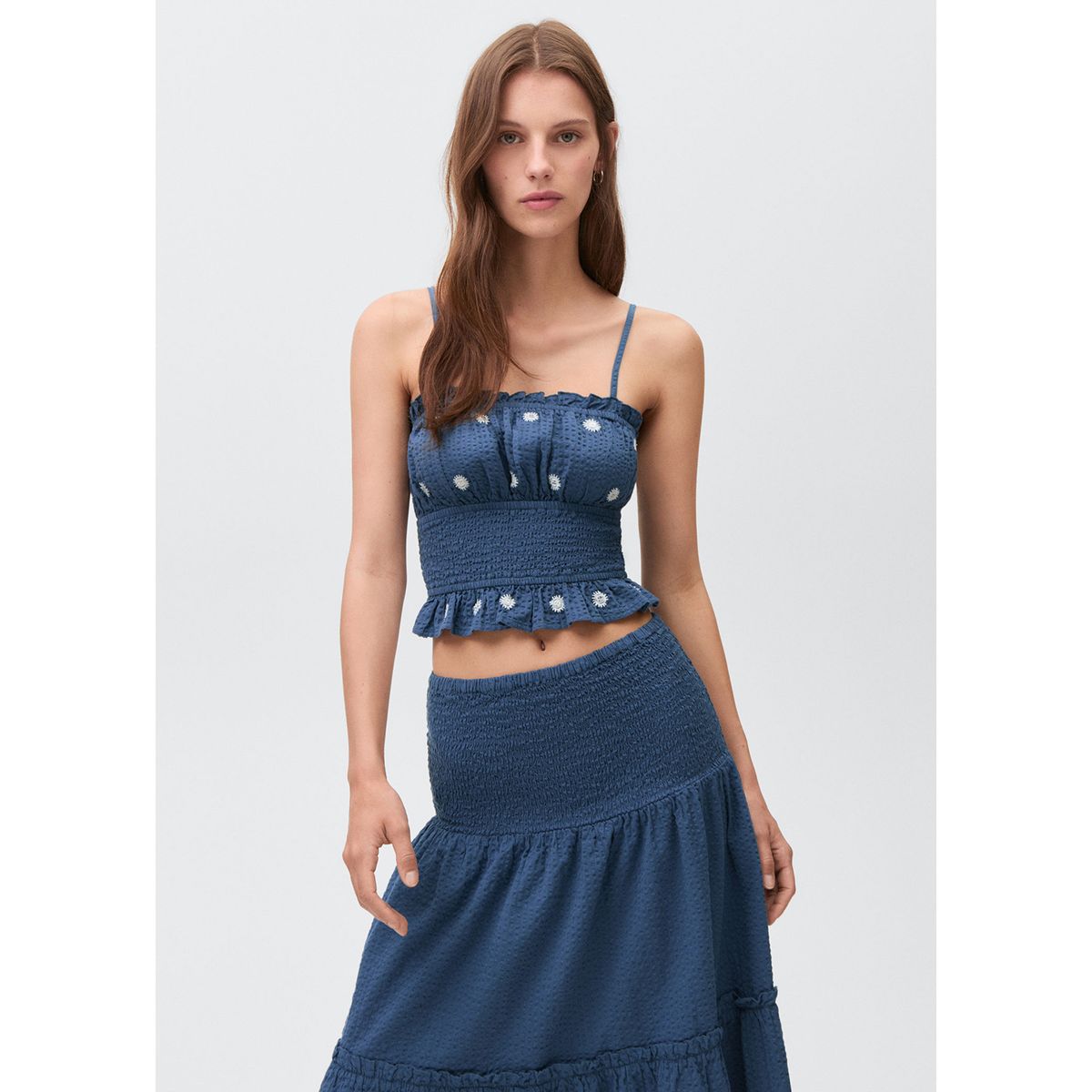 MANGO TEEN - Top Sin Mangas Mujer Mango Teen