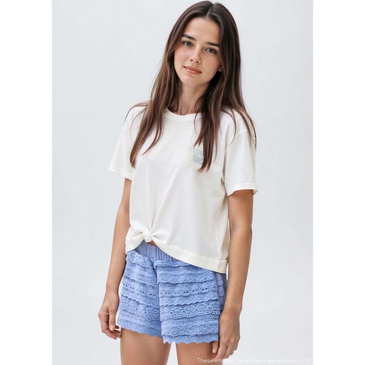 MANGO TEEN - Polo Manga Corta 100% Algodón Mujer Mango Teen