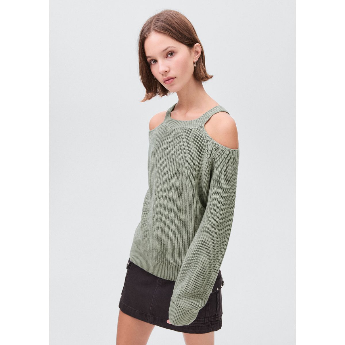 MANGO TEEN - Chompa Manga Larga Mujer Mango Teen