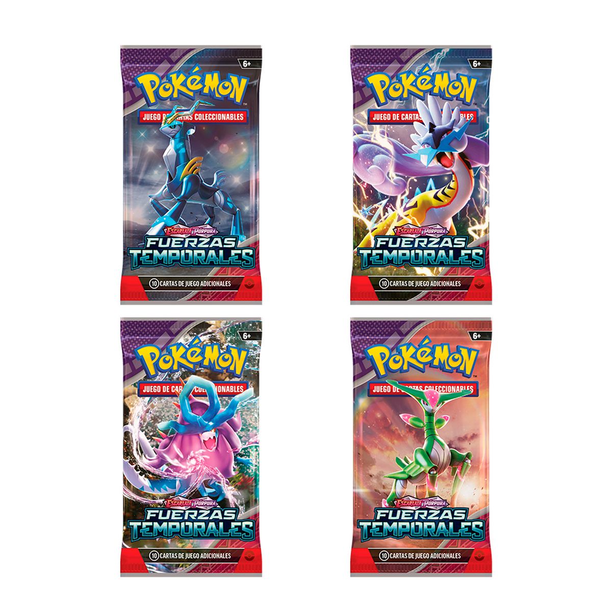 POKEMON - Cartas Pokemon TCG Booster Temporal Force En Español Aleatorio