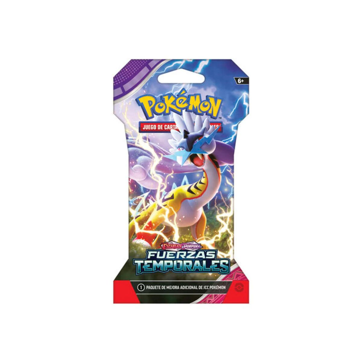 POKEMON - Cartas Pokemon TCG Sleeved Booster Temporal Force En Español Aleatorio