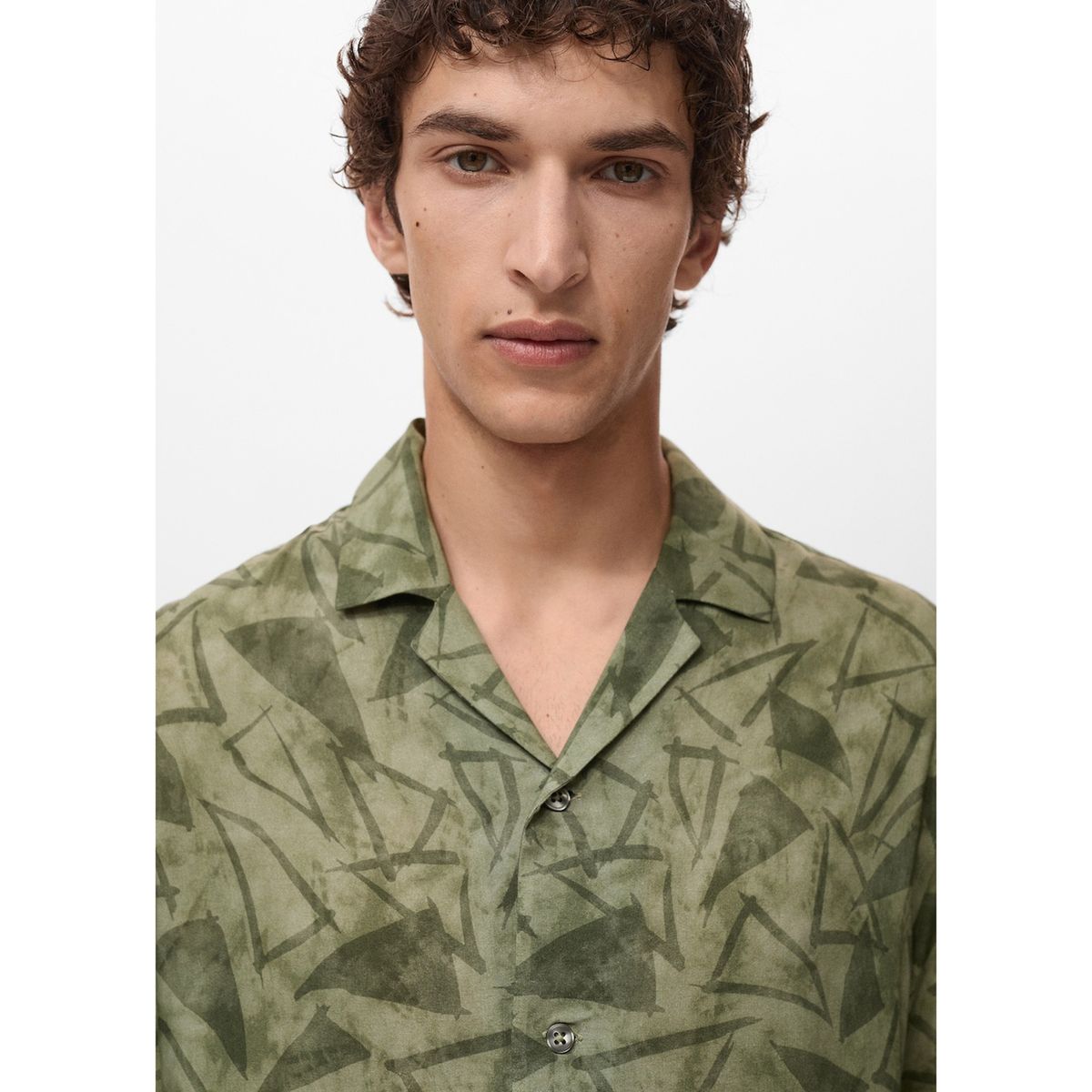 MANGO - Camisa Casual Regular Fit Hombre Man