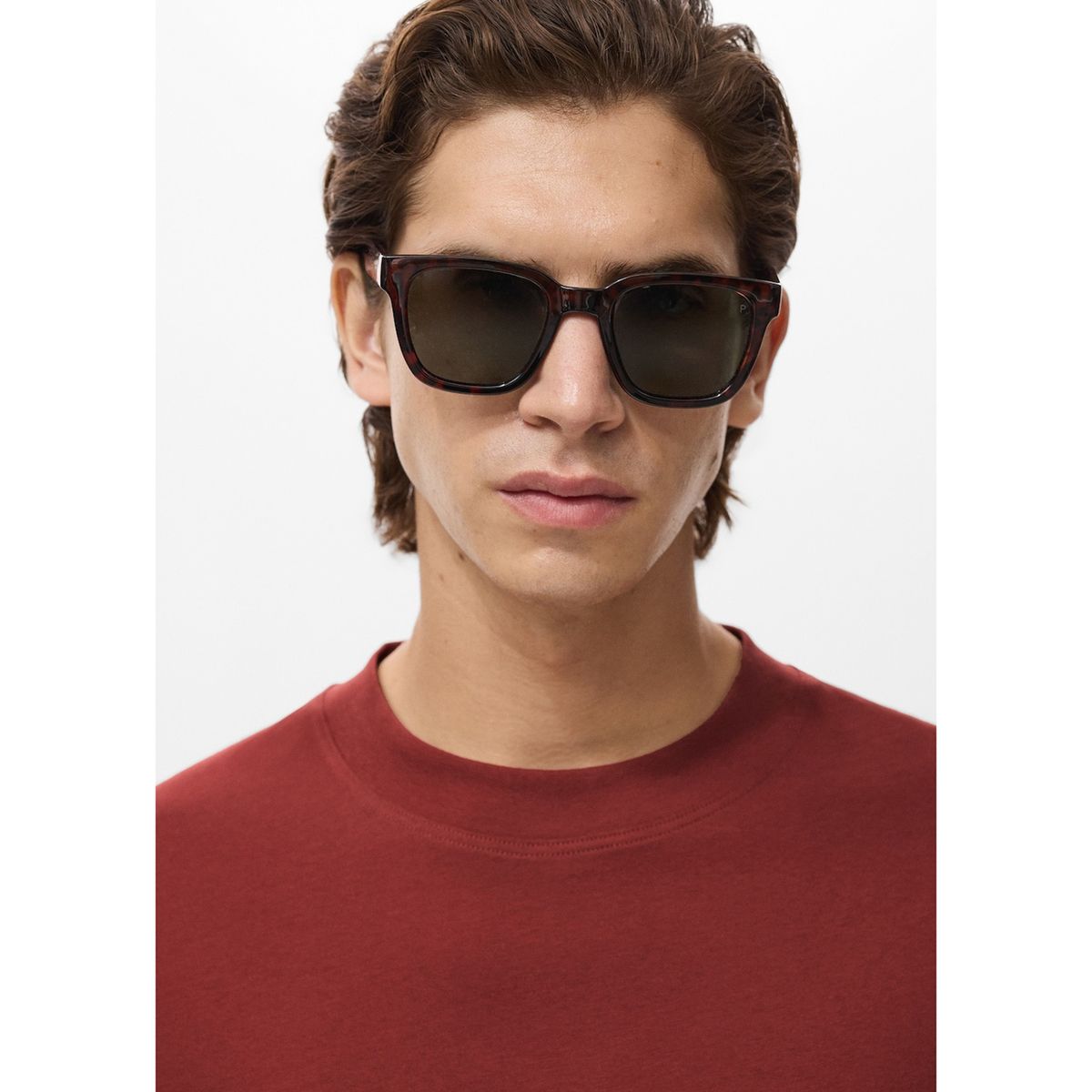 MANGO - Polo 100% Algodón Boxy Fit Hombre