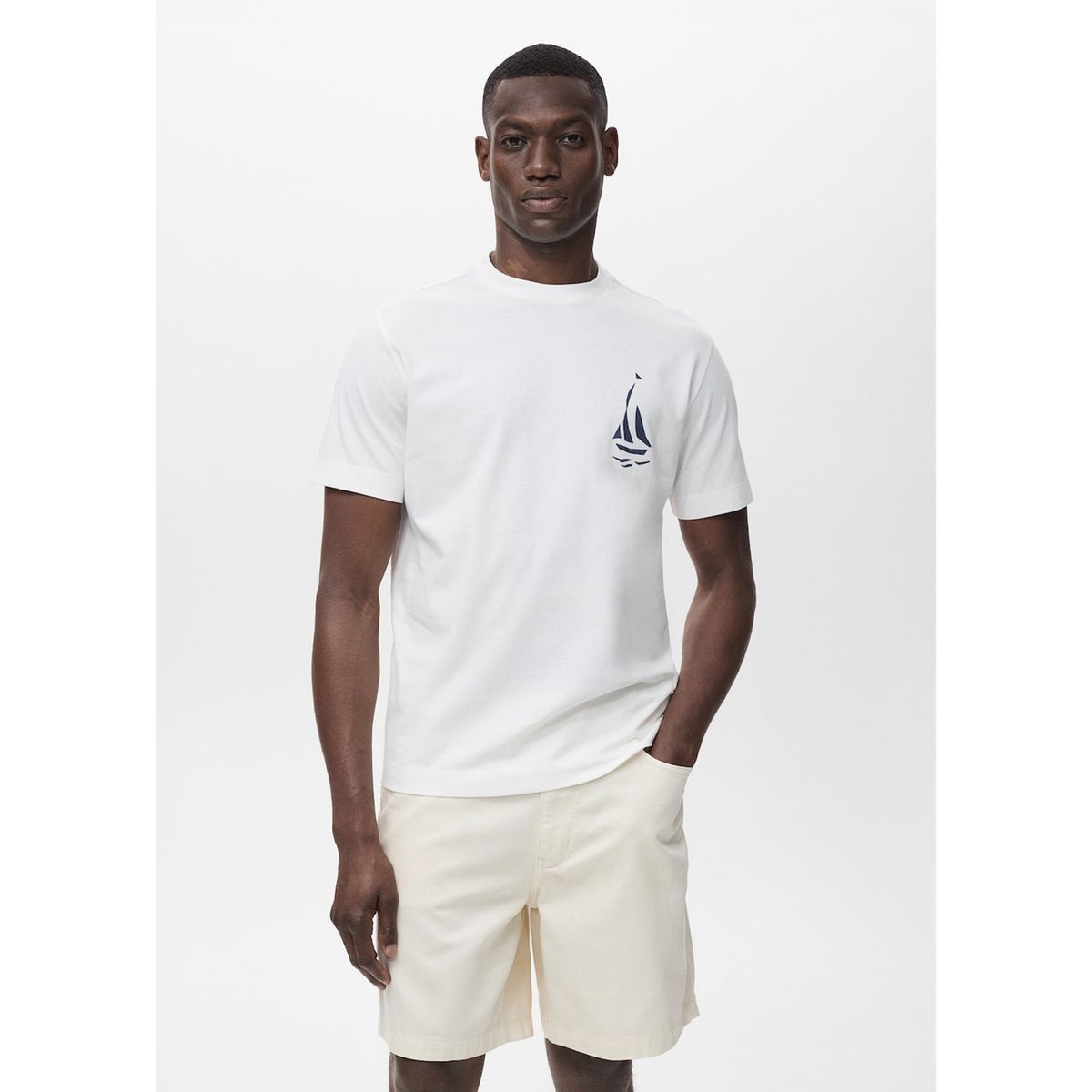 MANGO - Polo 100% Algodón Casual Hombre Man