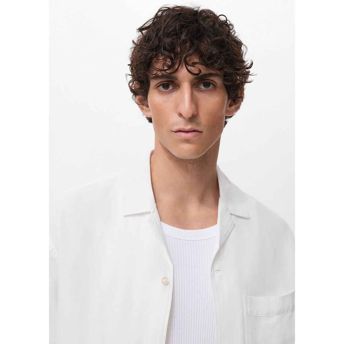 MANGO - Camisa Regular Fit Hombre Man