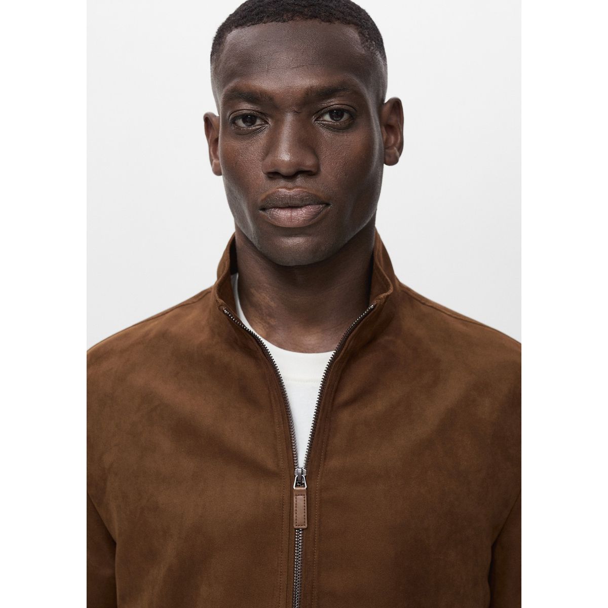 MANGO - Casaca Piel Casual Hombre Man