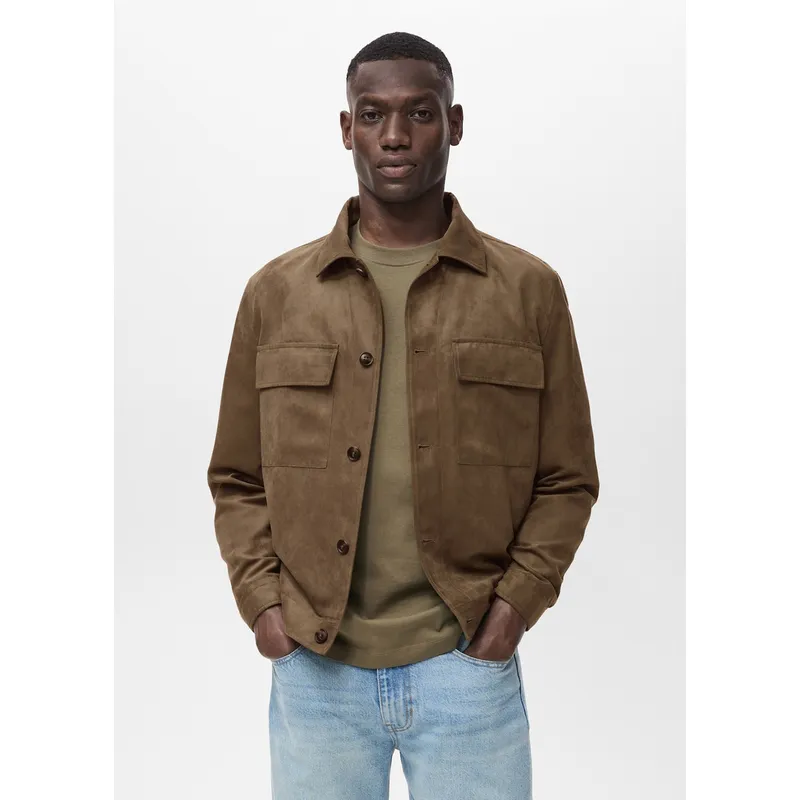 MANGO - Casaca Casual Hombre Mango Man