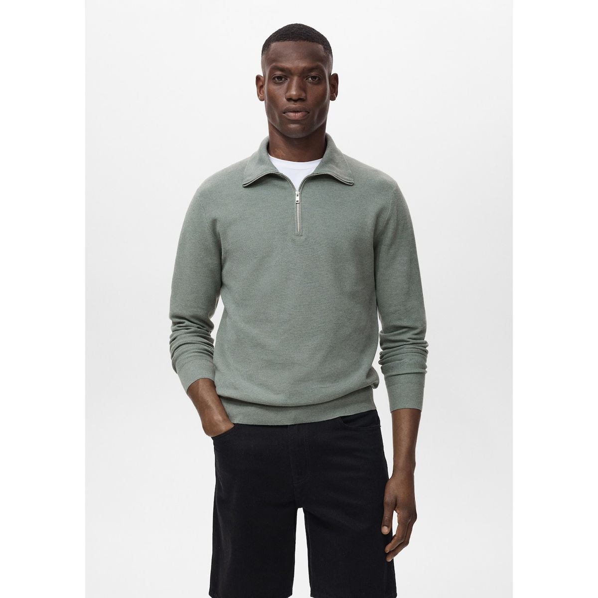 MANGO - Chompa Ten Casual Hombre Man