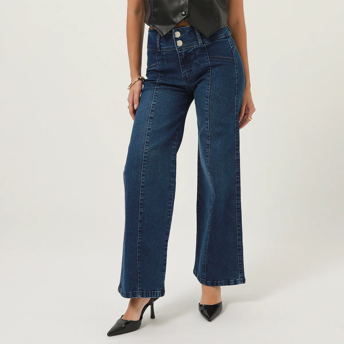 MOSSIMO - Jean Wide Leg Mujer Mossimo
