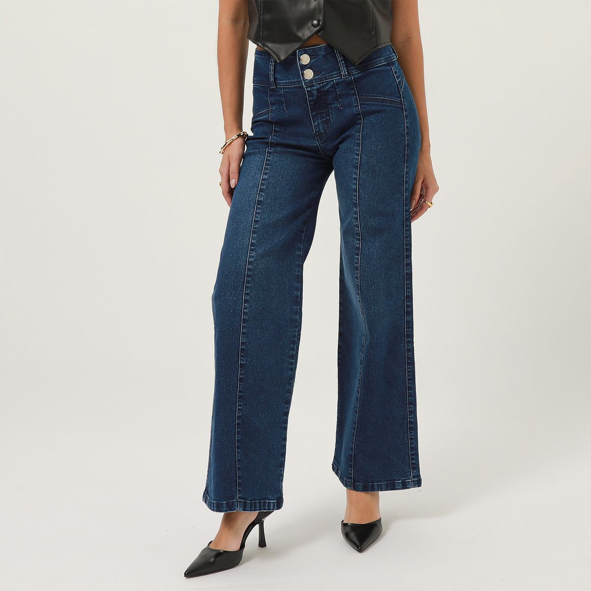MOSSIMO - Jean Wide Leg Mujer Mossimo