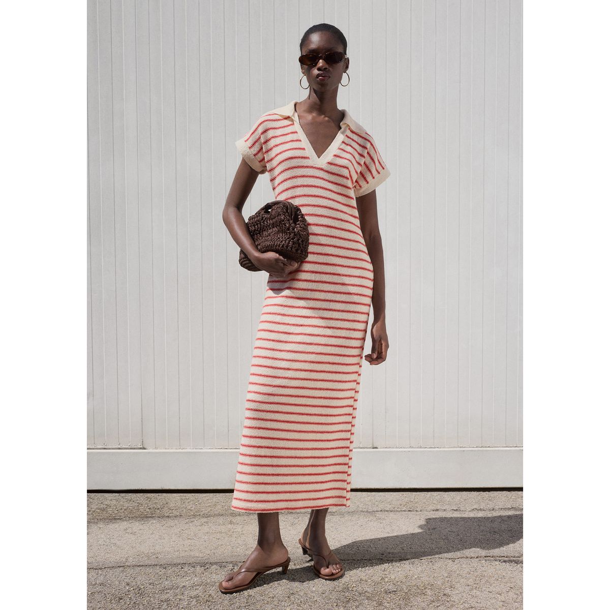 MANGO - Vestido Largo Mujer Mango