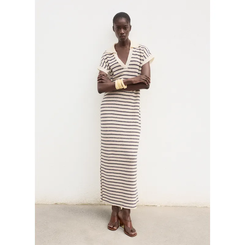 MANGO - Vestido Largo Mujer Mango