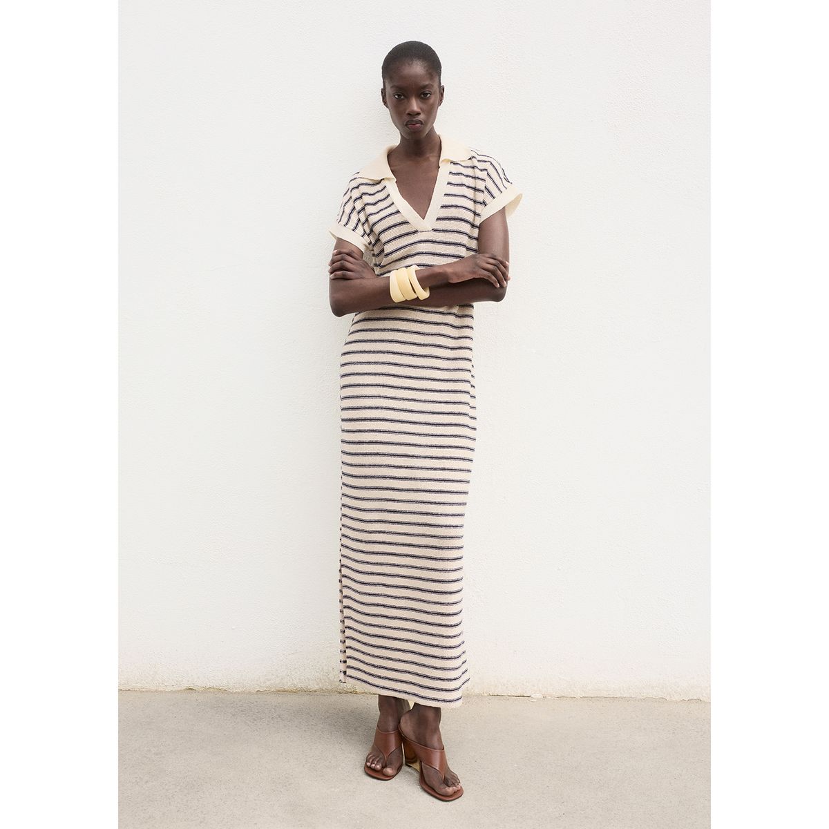 MANGO - Vestido Largo Mujer Mango