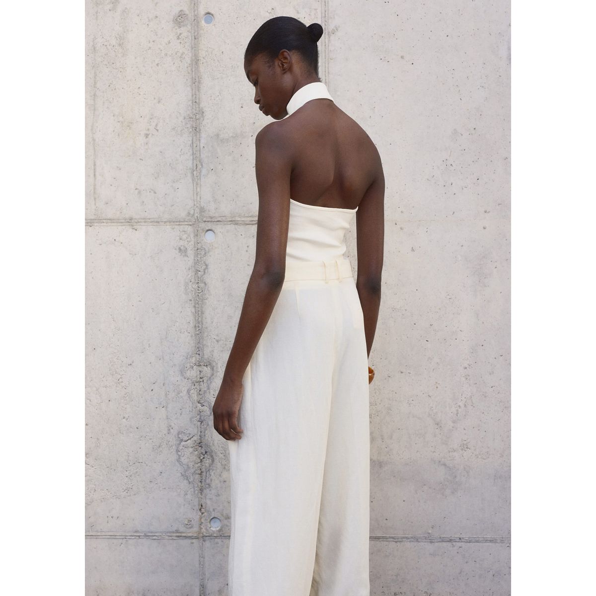 MANGO - Top Sin Mangas Mujer Mango