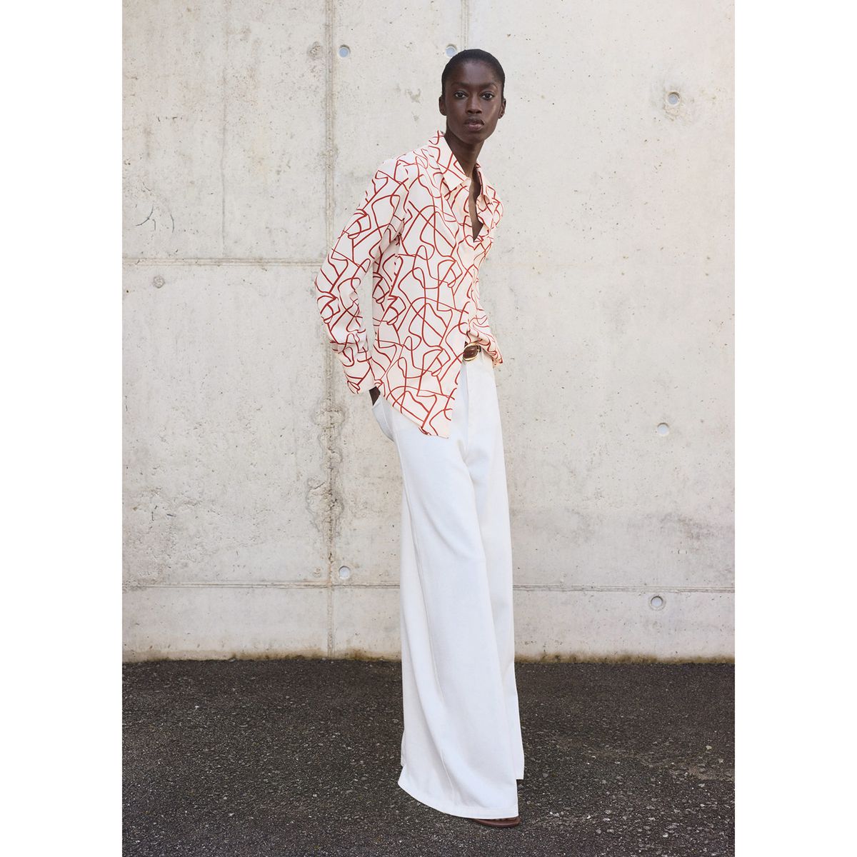 MANGO - Blusa Casual Mujer Mango