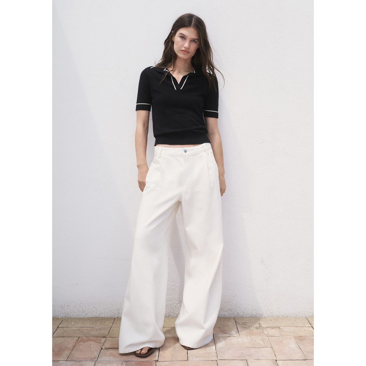 MANGO - Polo Jersey Mujer Mango