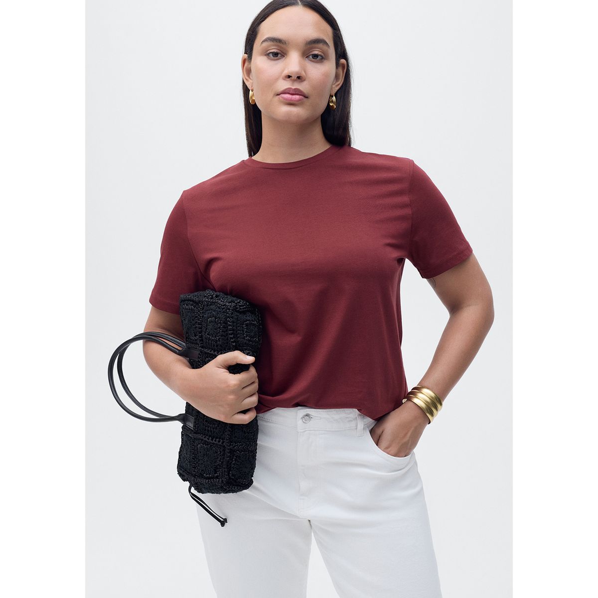 MANGO - Polo 100% Algodón Mujer Mango