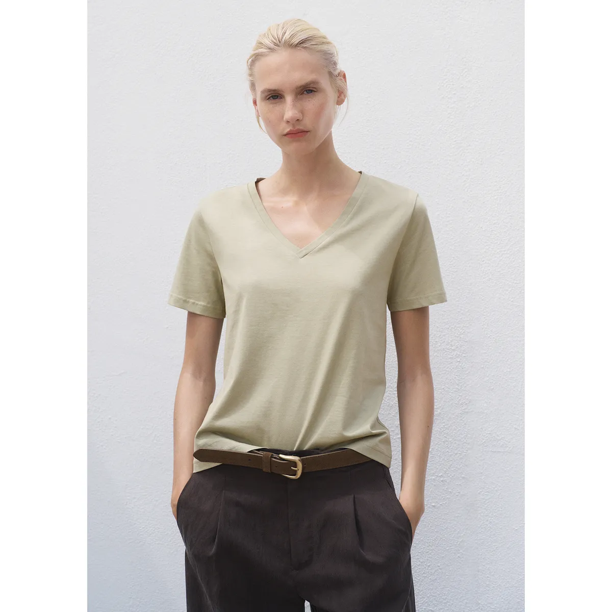 MANGO - Polo 100% Algodón Mujer Mango